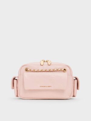 Charles & Keith - Duo Quilted Crossbody Bag