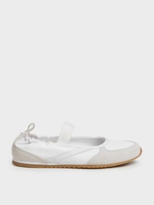 Charles & Keith - Jace Recycled Leather Mary Jane Sneakers