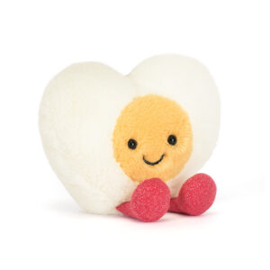 Jellycat A6BEHE Amuseables Heart Boiled Egg Plush Soft Toy