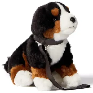 Uni Toys L42226RA2 Bernese Mountain Dog Puppy Sitting WITH LEASH