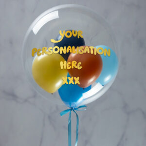 Bluey Themed Inflated & Personalised Bubble Balloon