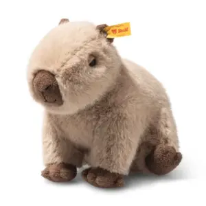 Steiff 075834 Chip Capybara Plush Sitting Soft Toy