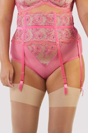 Evelina Blood Orange Curve Suspender | UK 20 | Dita Von Teese Lingerie
