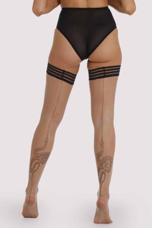 Snake Hold-Up Stockings | UK 16-18 | Playful Promises