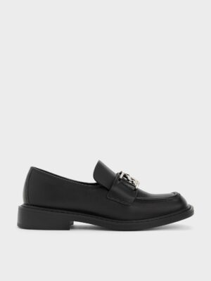 Charles & Keith - Gabine Leather Loafers