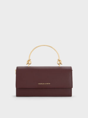 Charles & Keith - Kristine Sculptural-Handle Long Wallet