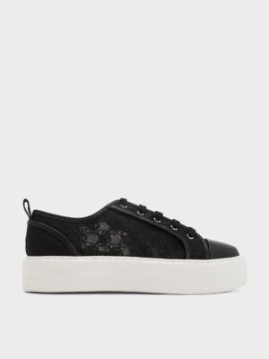 Charles & Keith - Mesh Flatform Sneakers