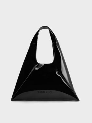 Charles & Keith - Bosie Patent Slouchy Hobo Bag