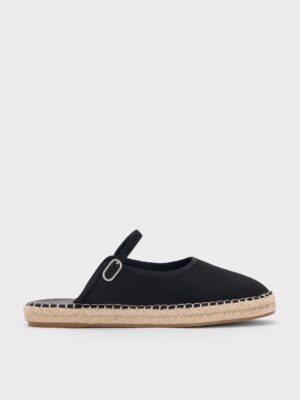 Charles & Keith - Bernadine Faux Suede Espadrille Mules