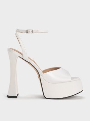 Charles & Keith - Michelle Recycled Polyester Platform Sandals