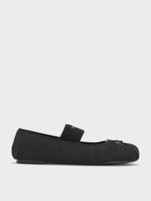 Charles & Keith - Winona Felt Mary Jane Flats
