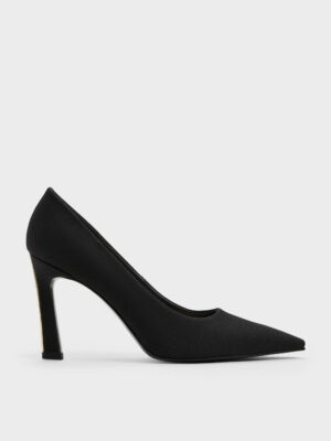 Charles & Keith - Kerra Twill Pointed High Heels