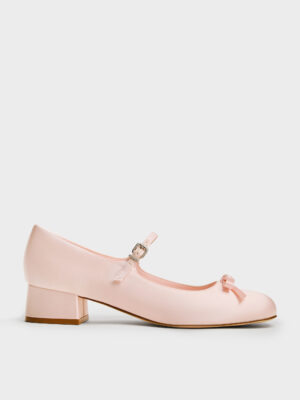 Charles & Keith - Kelis Rose-Bow Mary Jane Pumps
