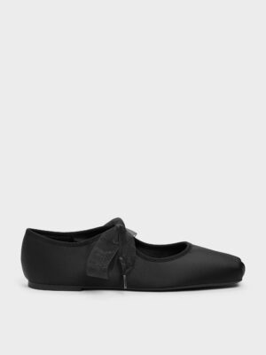 Charles & Keith - Camila Satin Mary Jane Flats