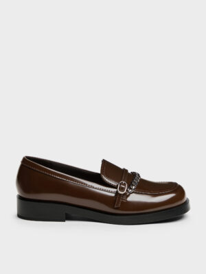 Charles & Keith - Georgie Chain Loafers
