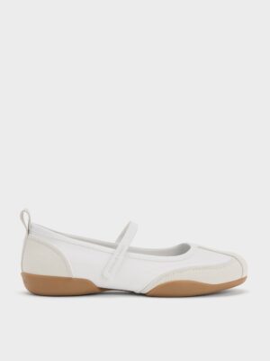 Charles & Keith - Louise Two-Tone Mary Jane Sneakers