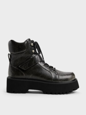 Charles & Keith - Eliot Platform Combat Boots