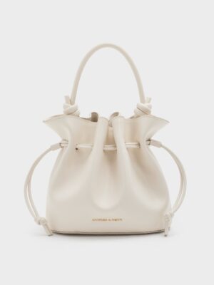 Charles & Keith - Sammie Drawstring Bucket Bag
