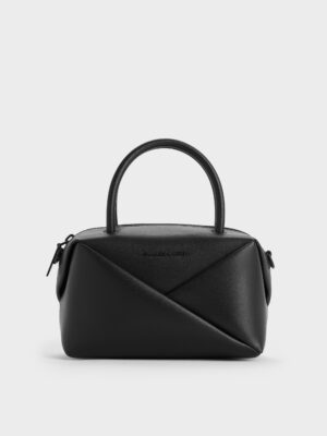Charles & Keith - Midori Geometric Bowling Bag