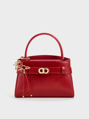 Charles & Keith - Aubrielle Horse-Motif Top Handle Bag