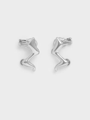 Charles & Keith - Emilia Wavy Stud Earrings