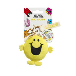 Rainbow Designs MM2340 Mr Men - Mr Happy Plush Keyring