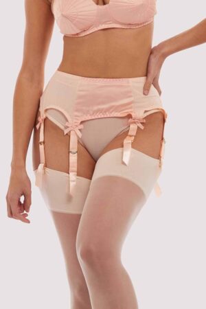 Peach Classic Suspender Belt | UK 18 | Bettie Page Lingerie
