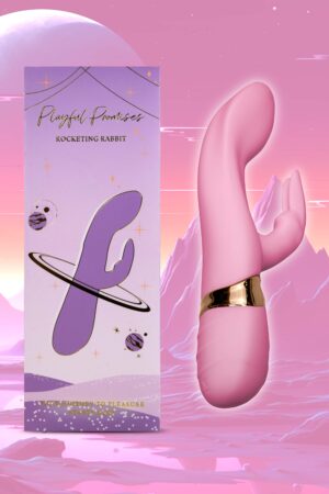 Rocketing Rabbit Silicone With 7 Vibration Settings | UK O/S | Playful Promises