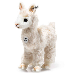 Steiff 069505 Cosy Alpaca Cream Plush Standing Soft Toy