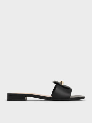 Charles & Keith - Knotted Accent Slide Sandals