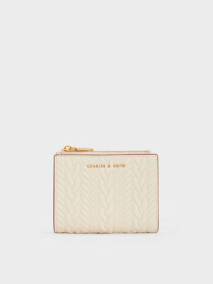 Charles & Keith - Apolline Textured Top-Zip Wallet