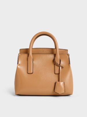 Charles & Keith - Rene Structured Top Handle Bag