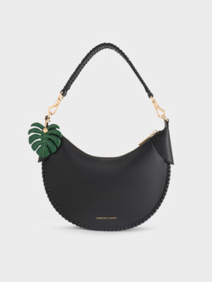 Charles & Keith - Blume Braided Curved Hobo Bag