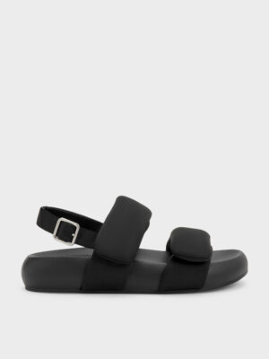 Charles & Keith - Double-Strap Slingback Sandals