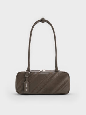 Charles & Keith - Zeya Striped Shoulder Bag