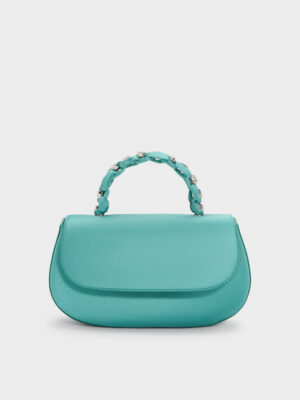 Charles & Keith - Eilian Braided Top Handle Bag