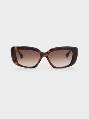 Charles & Keith - Alix Tortoiseshell Butterfly Sunglasses