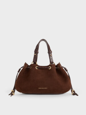 Charles & Keith - Mini Moxie Drawstring Bucket Bag