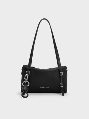 Charles & Keith - Mini Levy Nylon Shoulder Bag
