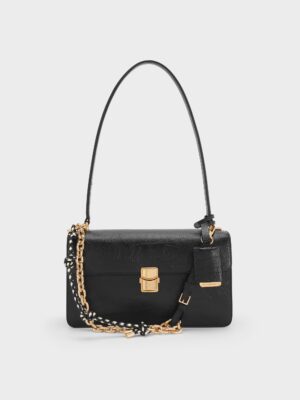 Charles & Keith - Acelynn Rope-Chain Shoulder Bag