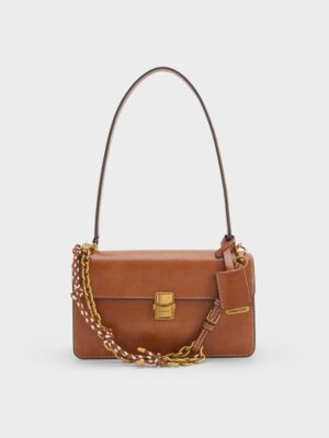 Charles & Keith - Acelynn Rope-Chain Shoulder Bag