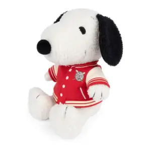 Bon Ton Toys 33177009 Snoopy with Varsity Jacket Plush Soft Toy