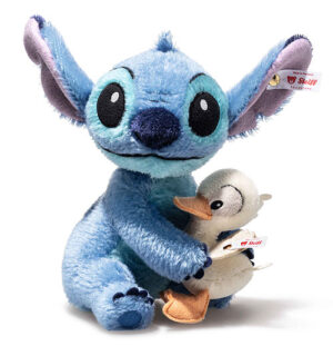 Steiff 356391 Disney Stitch With Duck Blue Mohair Limited Edition