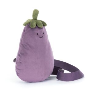 Jellycat A4AUBBAG Amuseables Aubergine Bum Bag Plum Plush