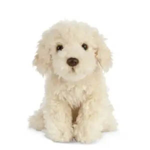Living Nature AN463 Labradoodle Sitting Dog Plush Soft Toy