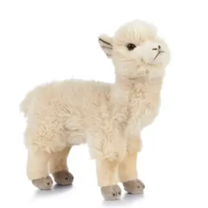 Living Nature AN469 Alpaca Cream Standing Plush Soft Toy