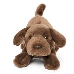 Living Nature AN704 Chocolate Labrador Dog Plush Soft Toy