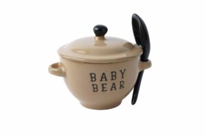 CGB Giftware GB03754 Baby Bear Porridge Bowl and Spoon