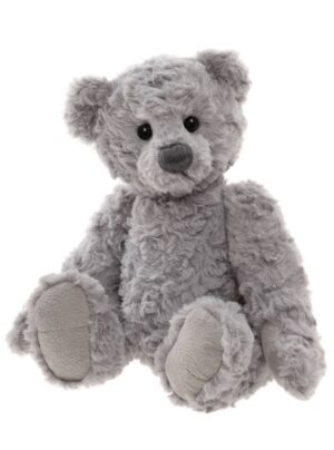 Charlie Bears Gorgeous George Grey Soft Plush Jointed Teddy Bear