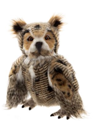 Charlie Bears Group Captain Morris Brown Multicoloured Plush Jointed Owl